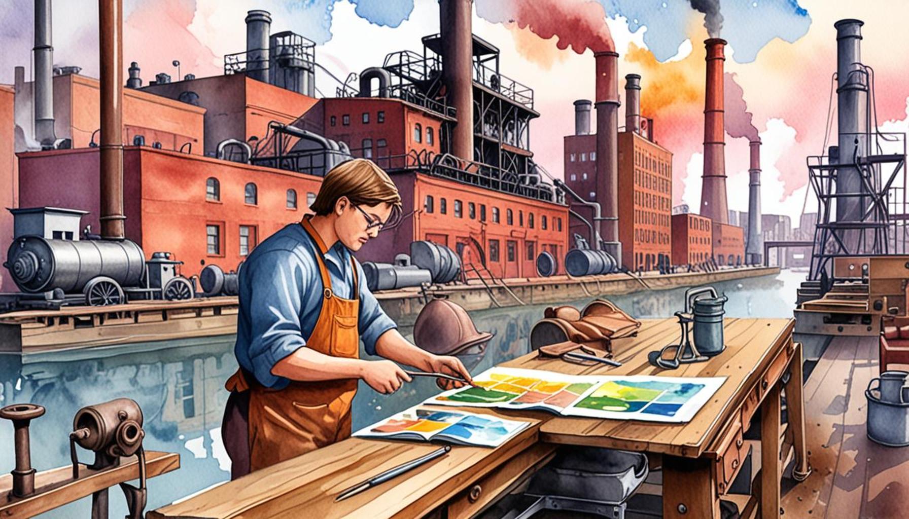 Routes of the Industrial Revolution: Exploring Places that Transformed the American Economy