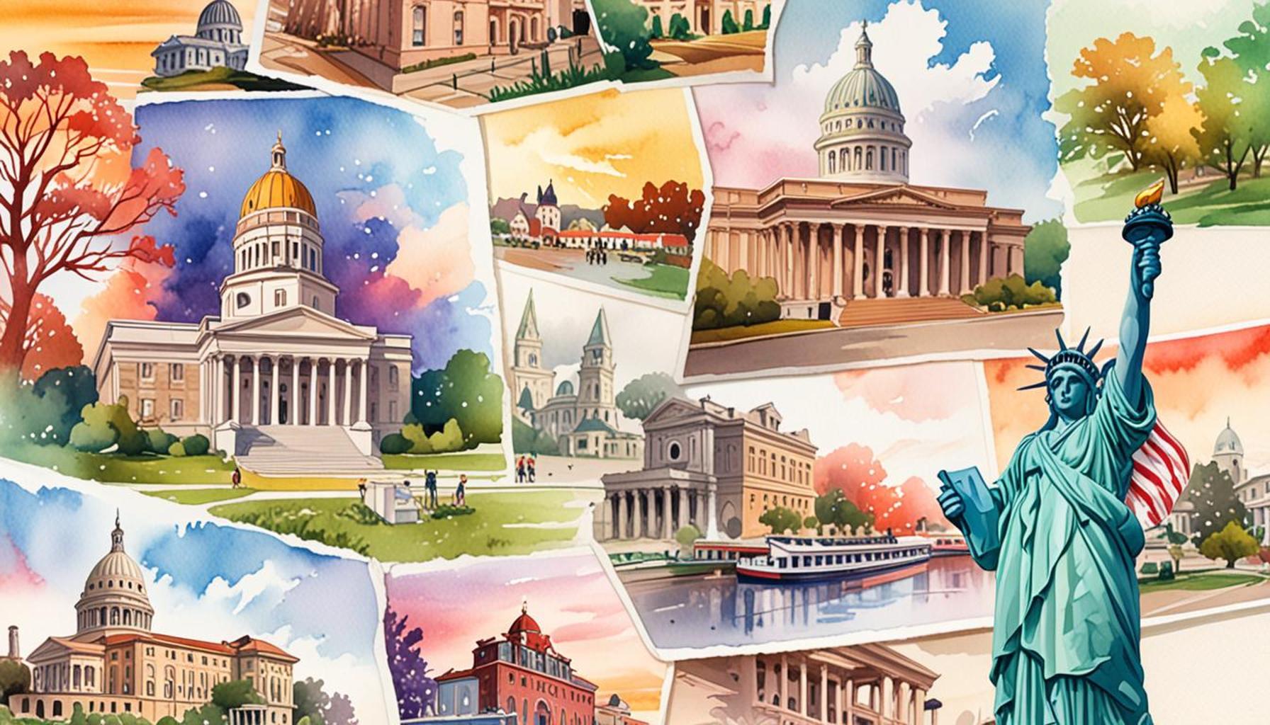 Heritage Itineraries: Discovering Monuments and Historical Sites in Travels through the USA